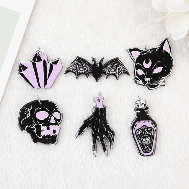Witchy Charms Jewelry Making  Spooky Charms Jewelry Making